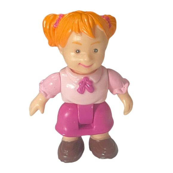 Keenway Other - Toddler Daughter Doll Figure Pink Outfit Red Hair My Happy Family Keenway 2014